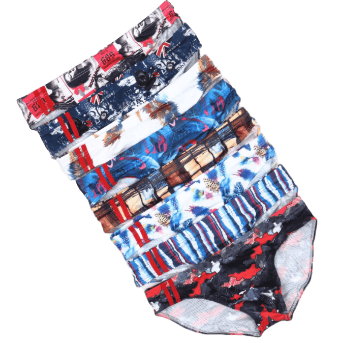 5 Pack Designer Slip Briefs | dmunderwear