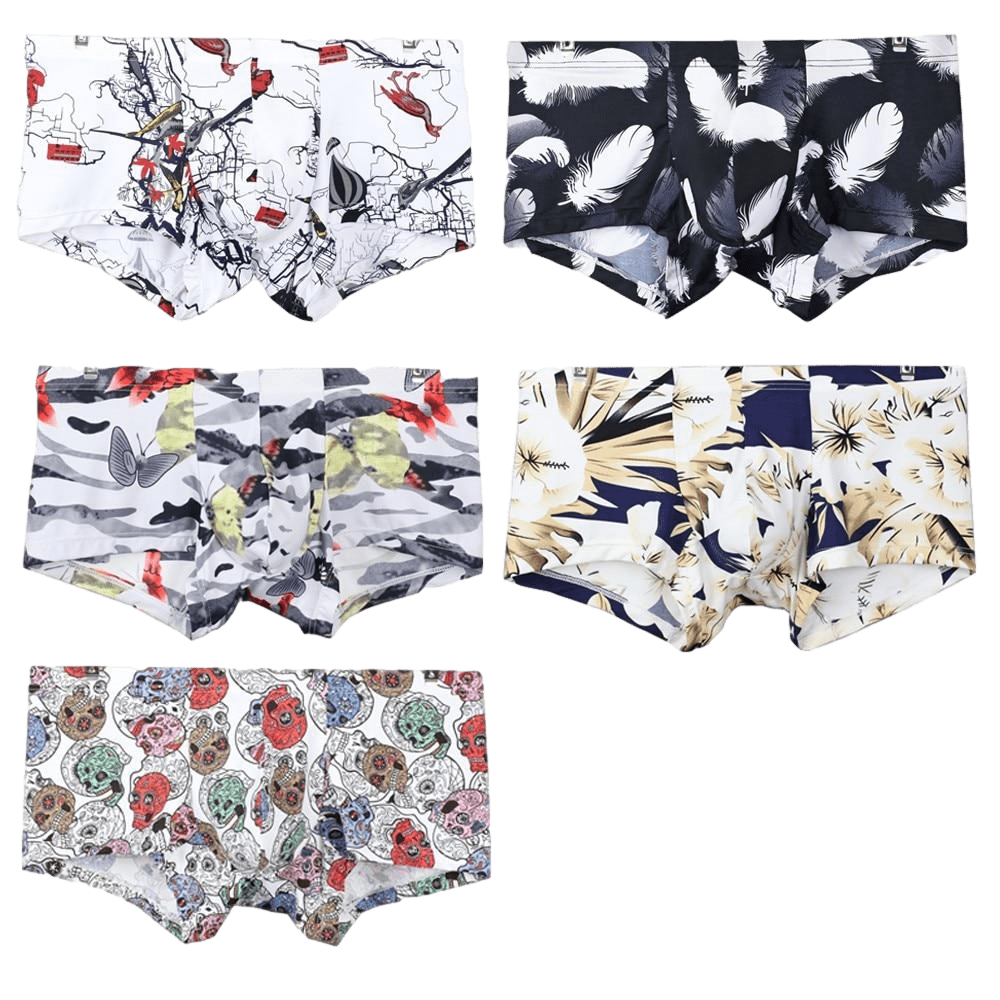 5 Pack Graphic Flex Trunks | dmunderwear