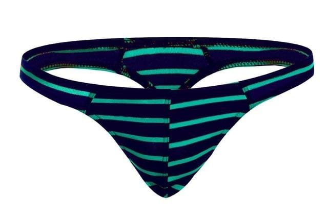 5 Pack Micro Striped Thong | dmunderwear detail image 6