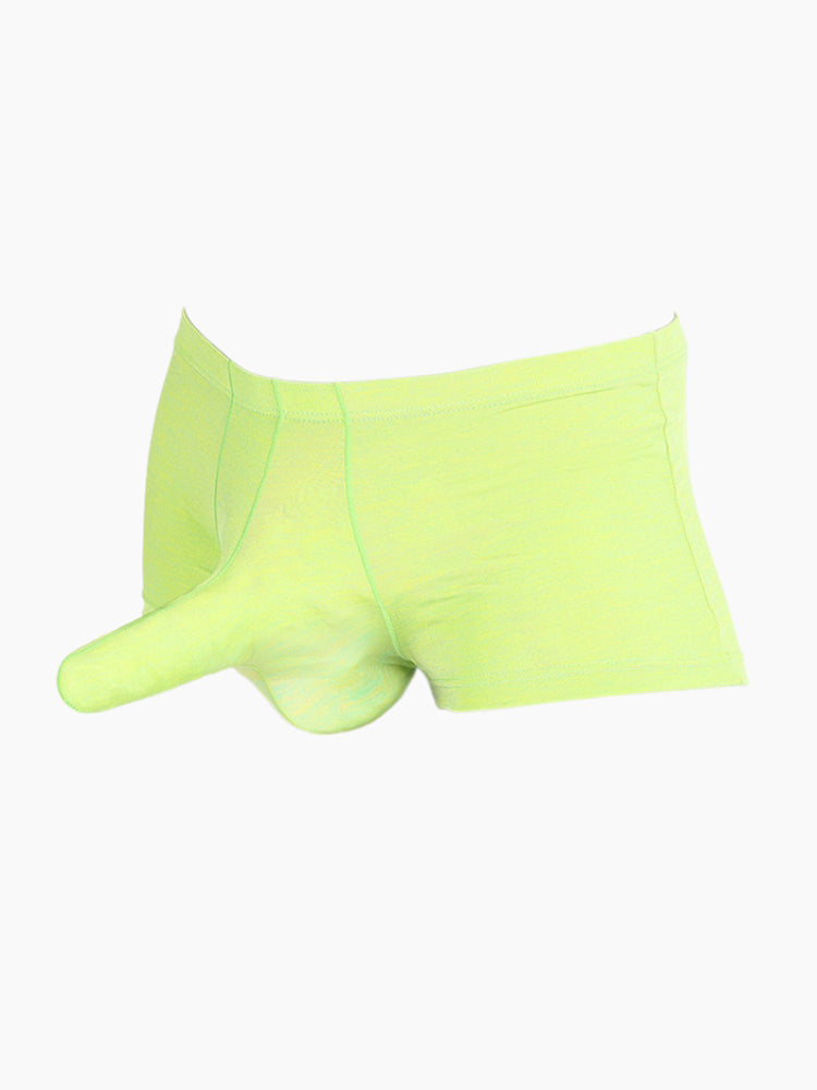 7 Pack Men's Solid Color Supportive Separated Pouch Seamless Comfort Trunks | dmunderwear detail image 15