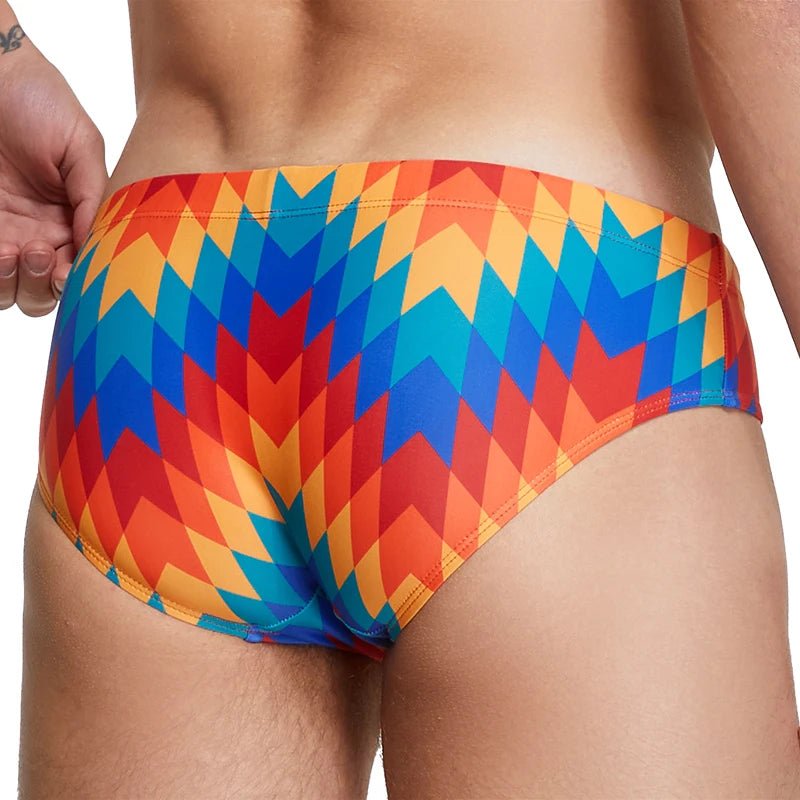 Art Deco Pop Swim Briefs | dmunderwear detail image 3
