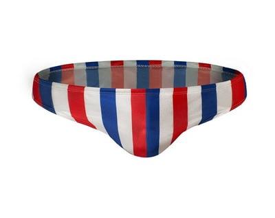 Art Deco Striped Swim Briefs | dmunderwear detail image 6