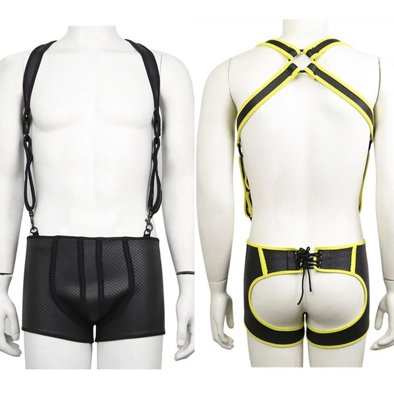 Backless Fetishwear Suspenders | dmunderwear
