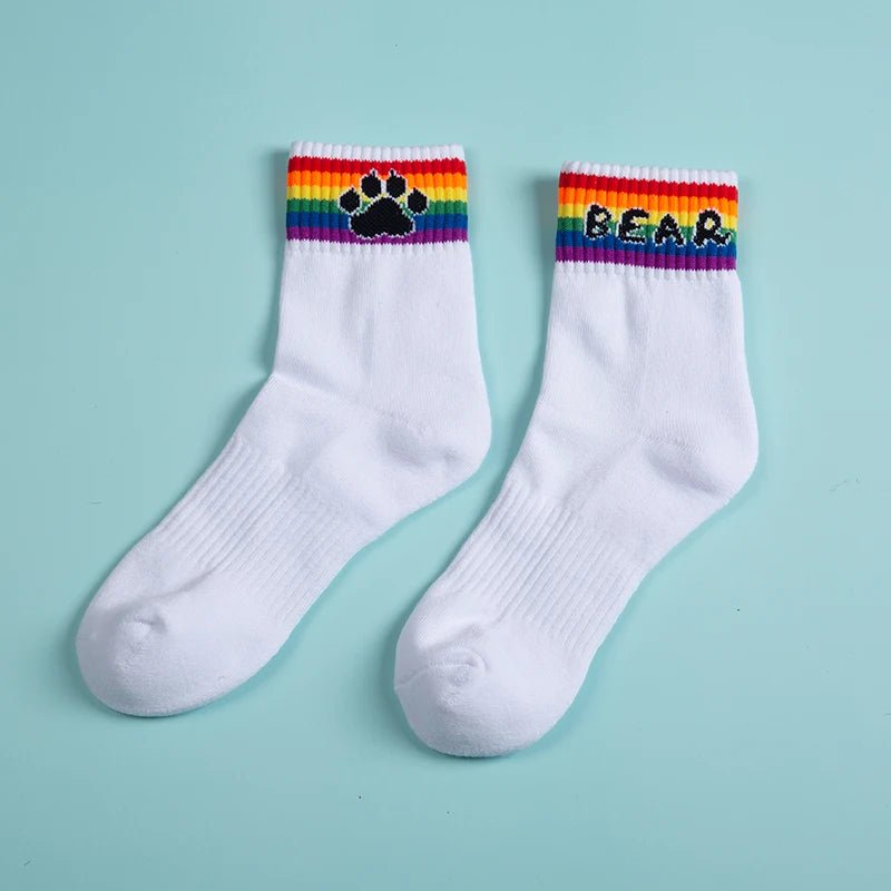 Bear Rainbow Socks | dmunderwear variant image
