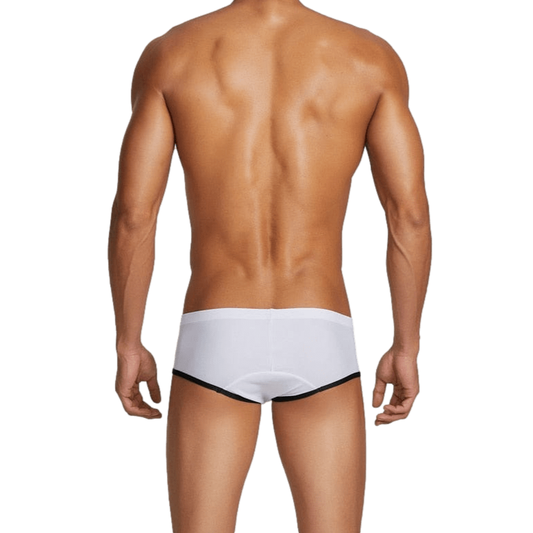 Benchwarmer Square Swim Briefs | dmunderwear detail image 6
