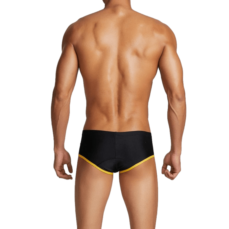 Benchwarmer Square Swim Briefs | dmunderwear detail image 9
