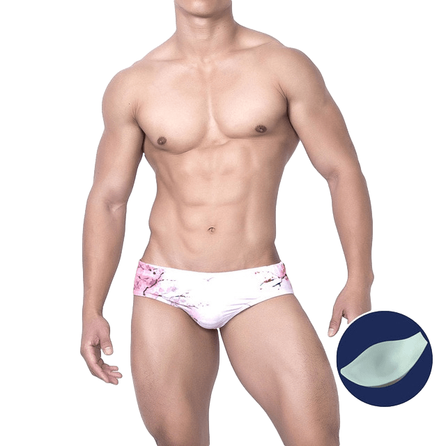 Blossom Swim Briefs | dmunderwear detail image 4