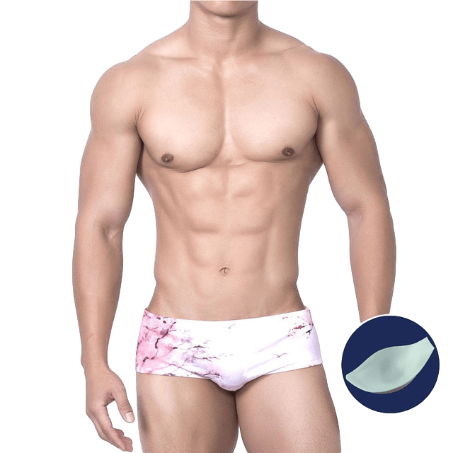 Blossom Square Swim Briefs | dmunderwear detail image 3