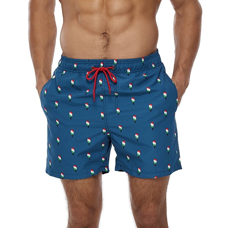 Blue Ice Cream Board Shorts | dmunderwear product image 3