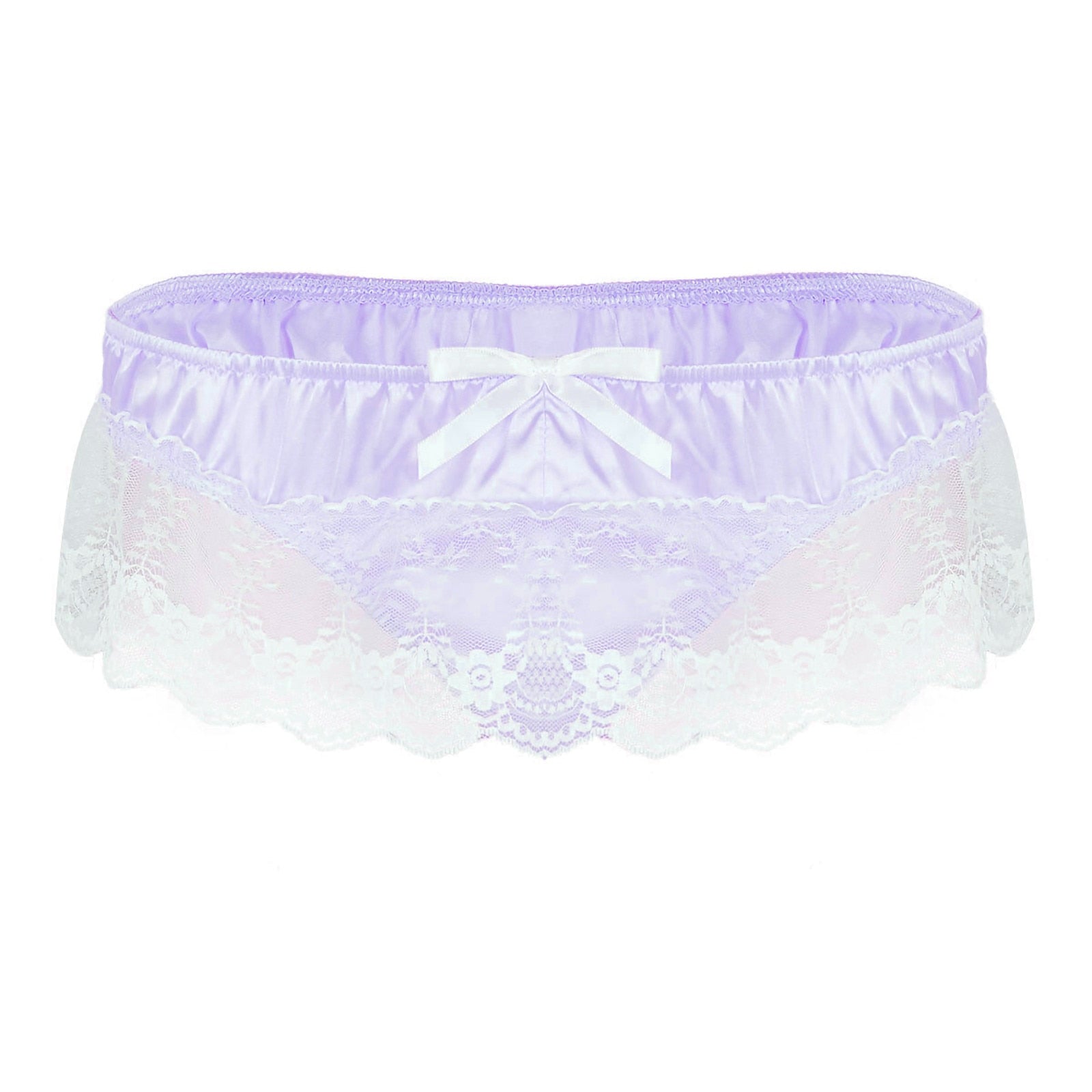 Bow & Lace Sissy Panties | dmunderwear detail image 5