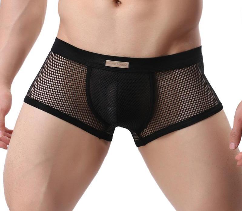Brave Person Mesh Boxer Briefs | dmunderwear variant image