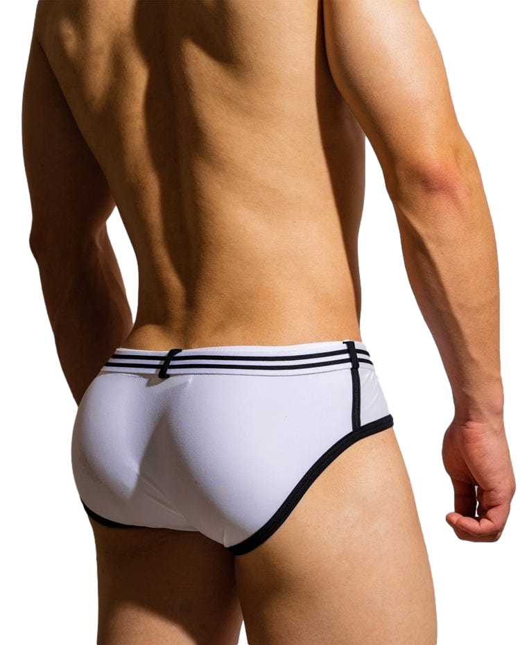 Buckle Up Swim Briefs | dmunderwear detail image 10