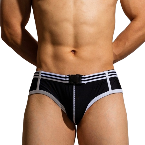 Buckle Up Swim Briefs | dmunderwear detail image 4