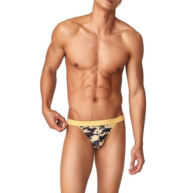 Camo Tanga Briefs | dmunderwear variant image