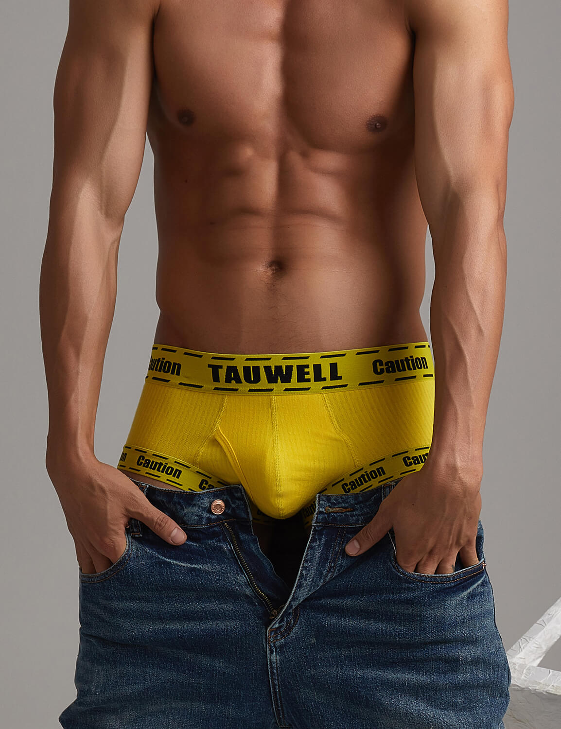 Caution Boxer Briefs 22203 | dmunderwear detail image 2