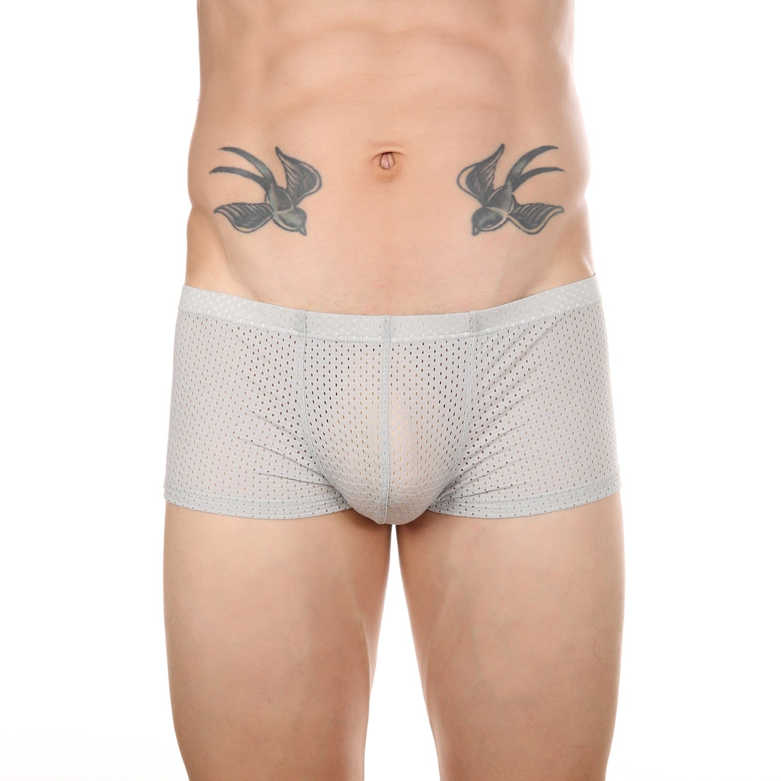 Challenger Mesh Square Trunks | dmunderwear detail image 4