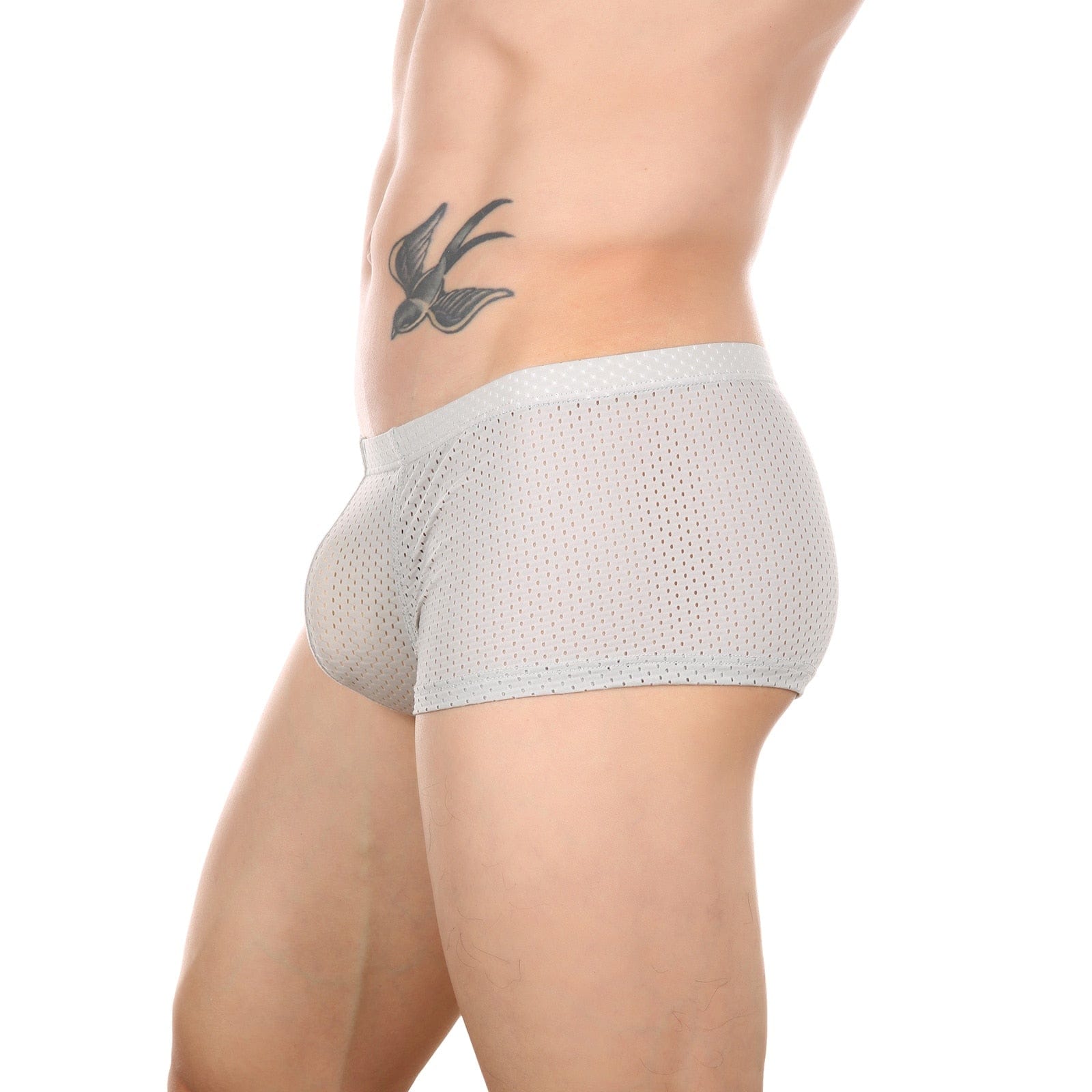 Challenger Mesh Square Trunks | dmunderwear detail image 5
