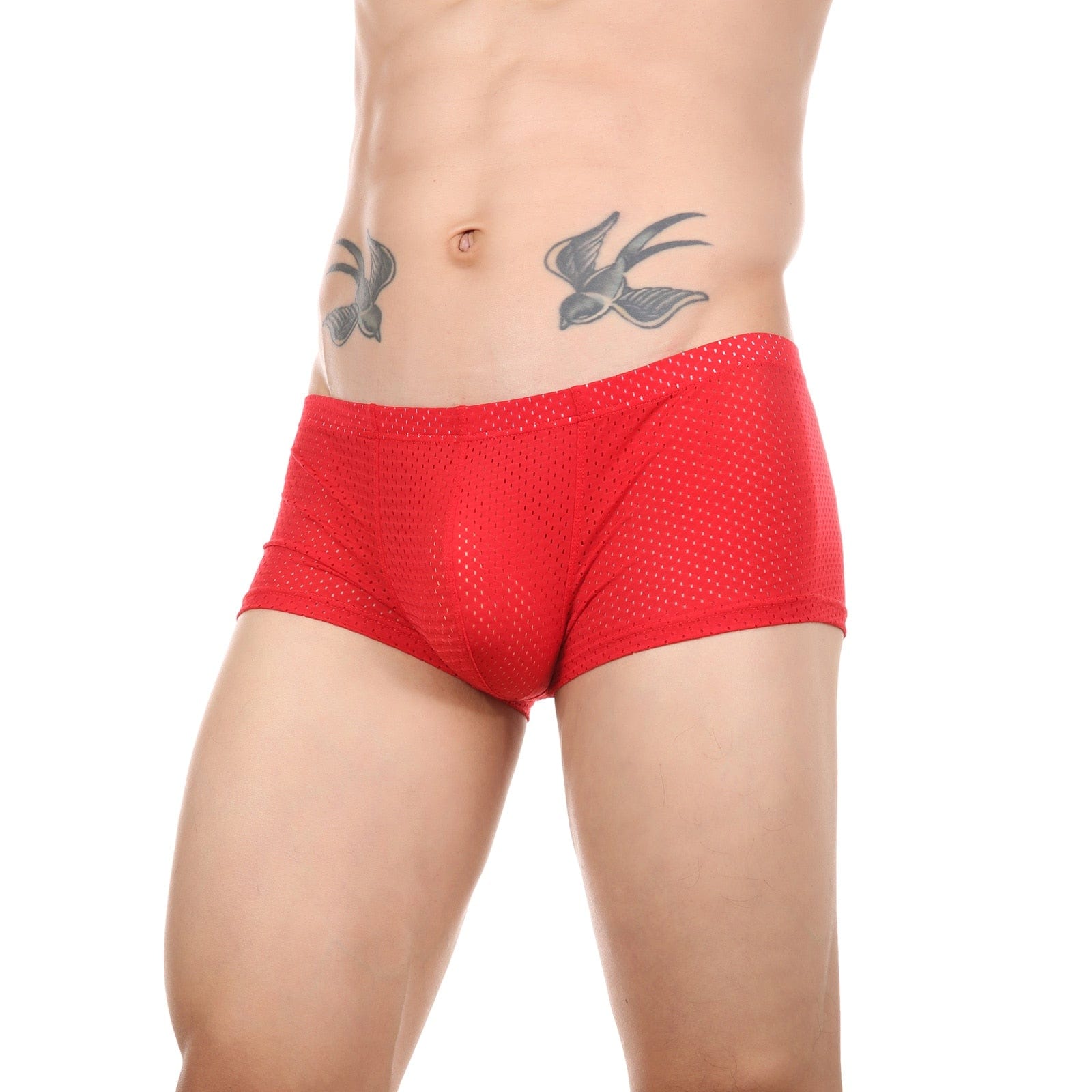 Challenger Mesh Square Trunks | dmunderwear detail image 8