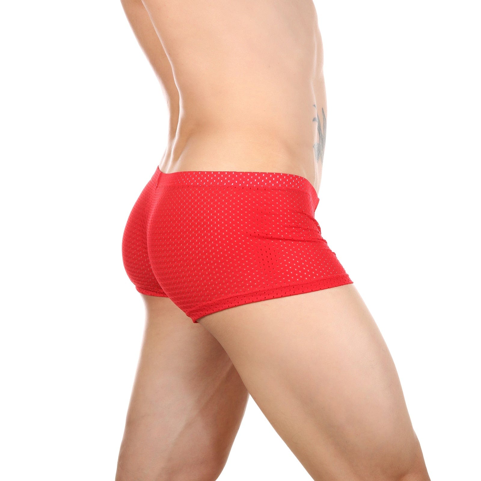 Challenger Mesh Square Trunks | dmunderwear detail image 9