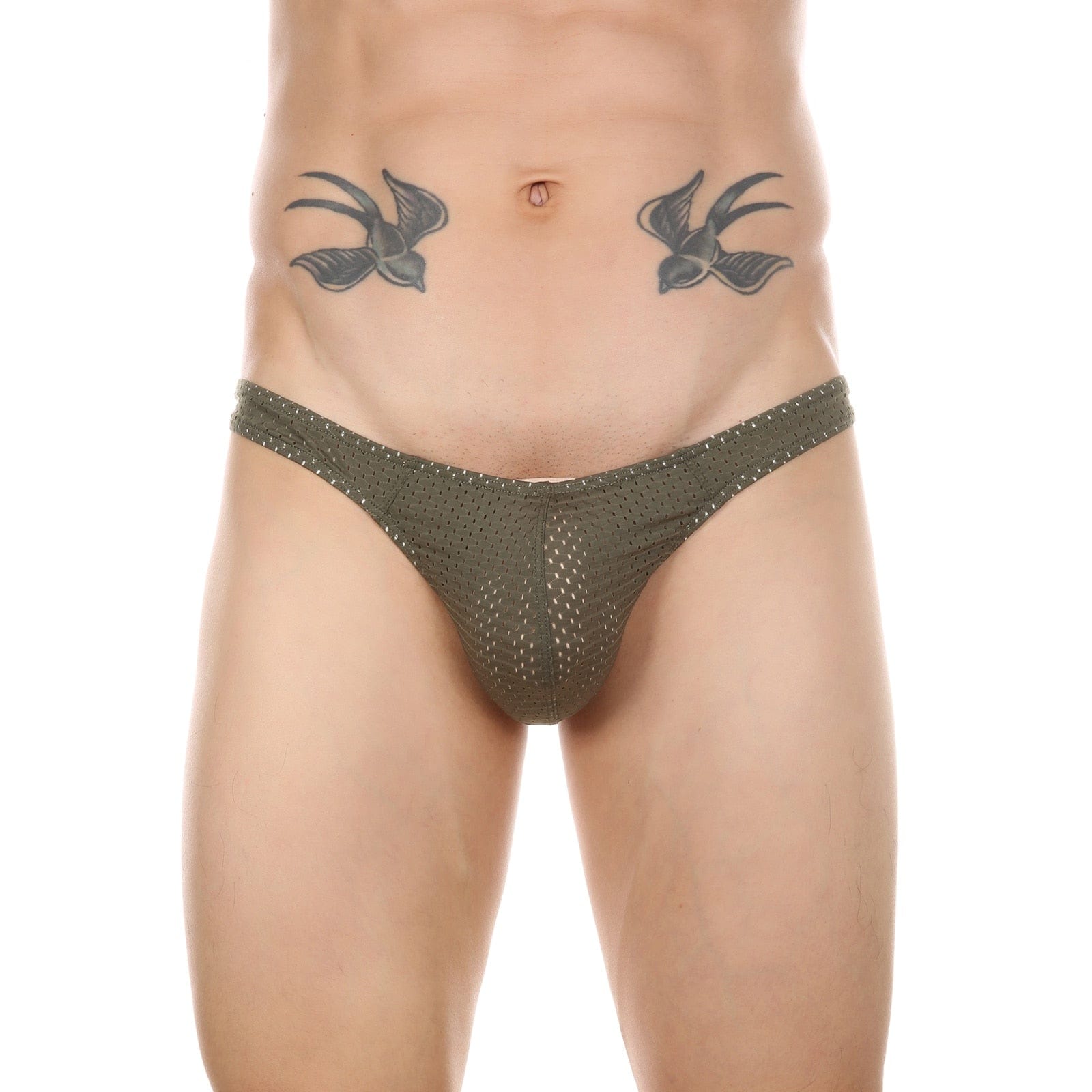 Challenger Mesh Thong | dmunderwear detail image 17