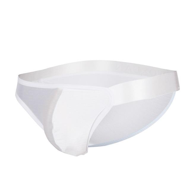 Champagne Tanga Briefs | dmunderwear detail image 7