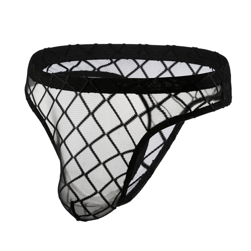 Chandelier Mesh Thong | dmunderwear detail image 3