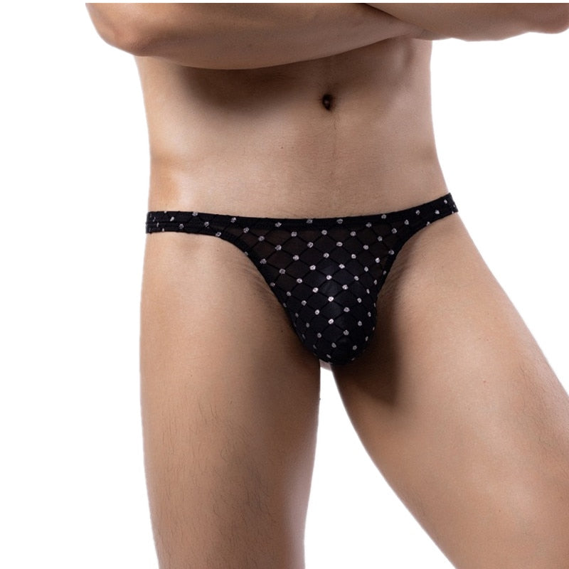 Chandelier Mesh Thong | dmunderwear detail image 4