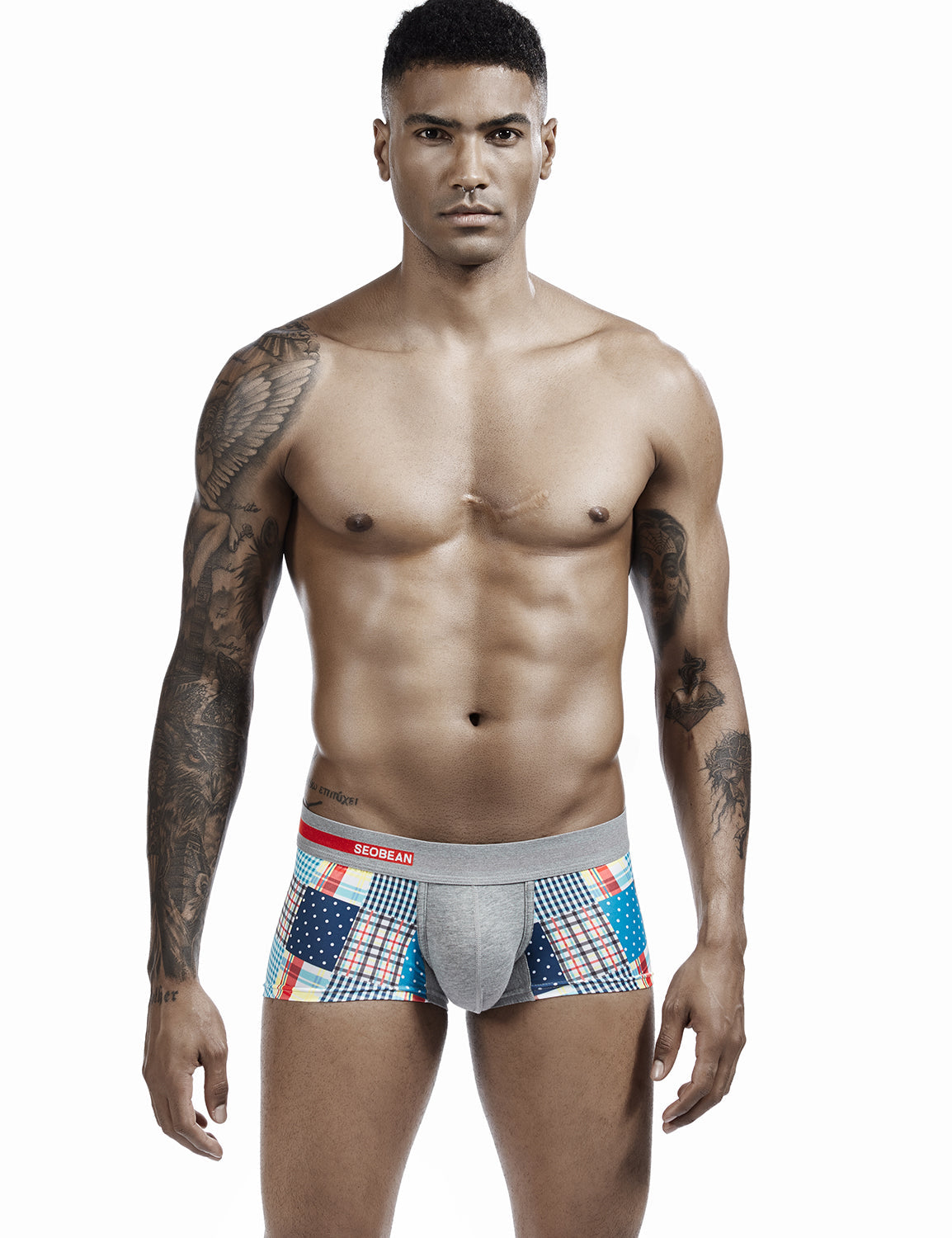 Checkered & Dot Boxer Brief 00207 | dmunderwear detail image 11