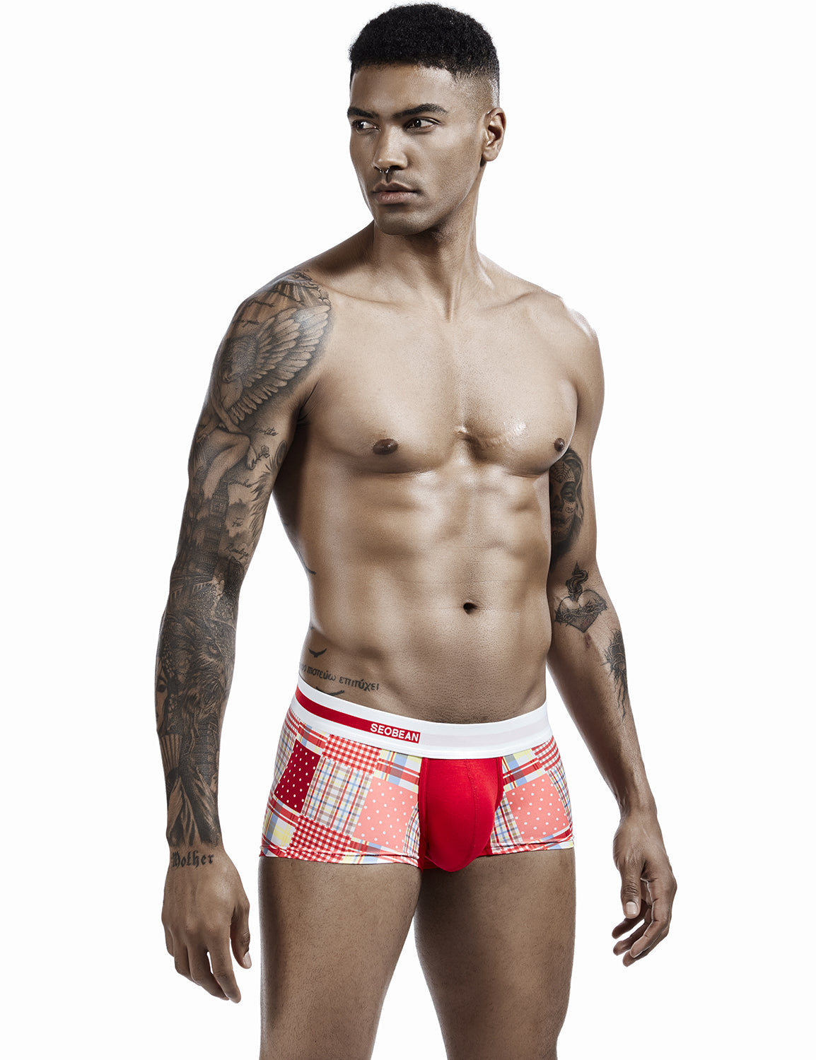 Checkered & Dot Boxer Brief 00207 | dmunderwear detail image 13