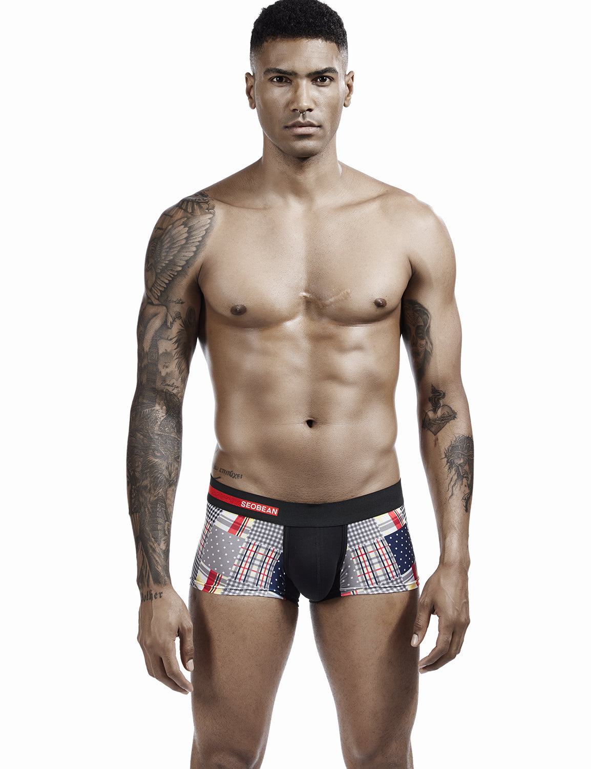 Checkered & Dot Boxer Brief 00207 | dmunderwear detail image 5
