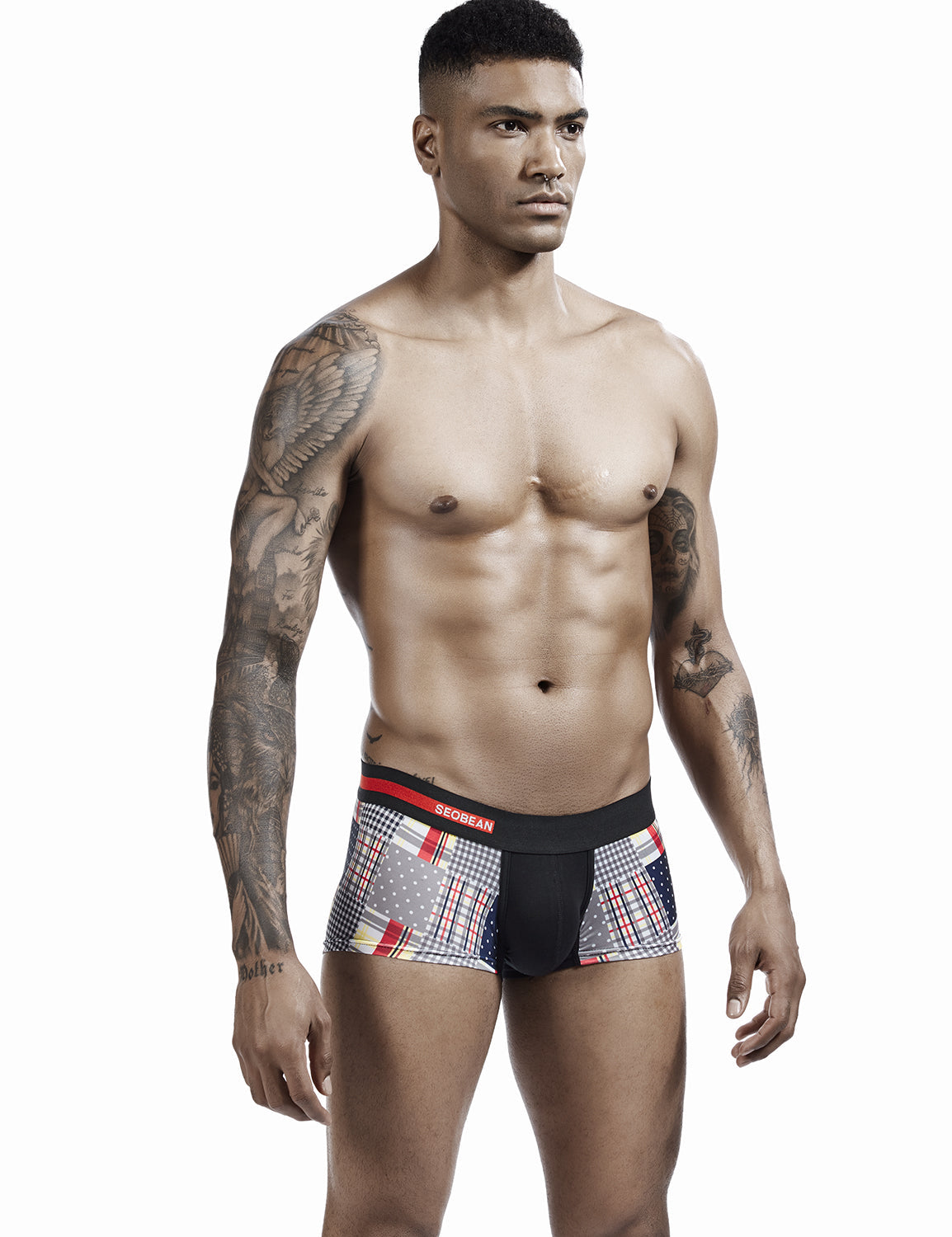 Checkered & Dot Boxer Brief 00207 | dmunderwear detail image 8