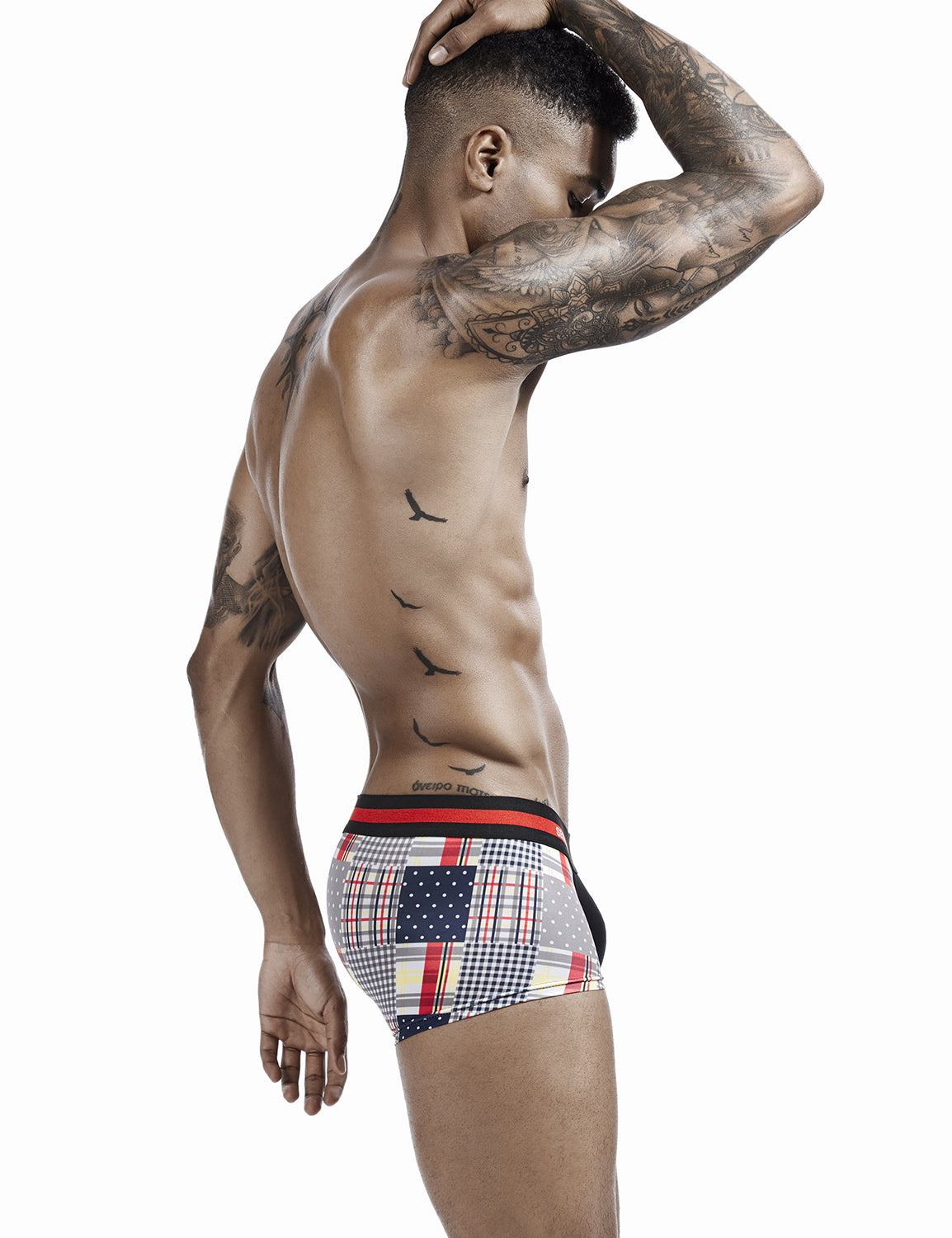 Checkered & Dot Boxer Brief 00207 | dmunderwear detail image 9