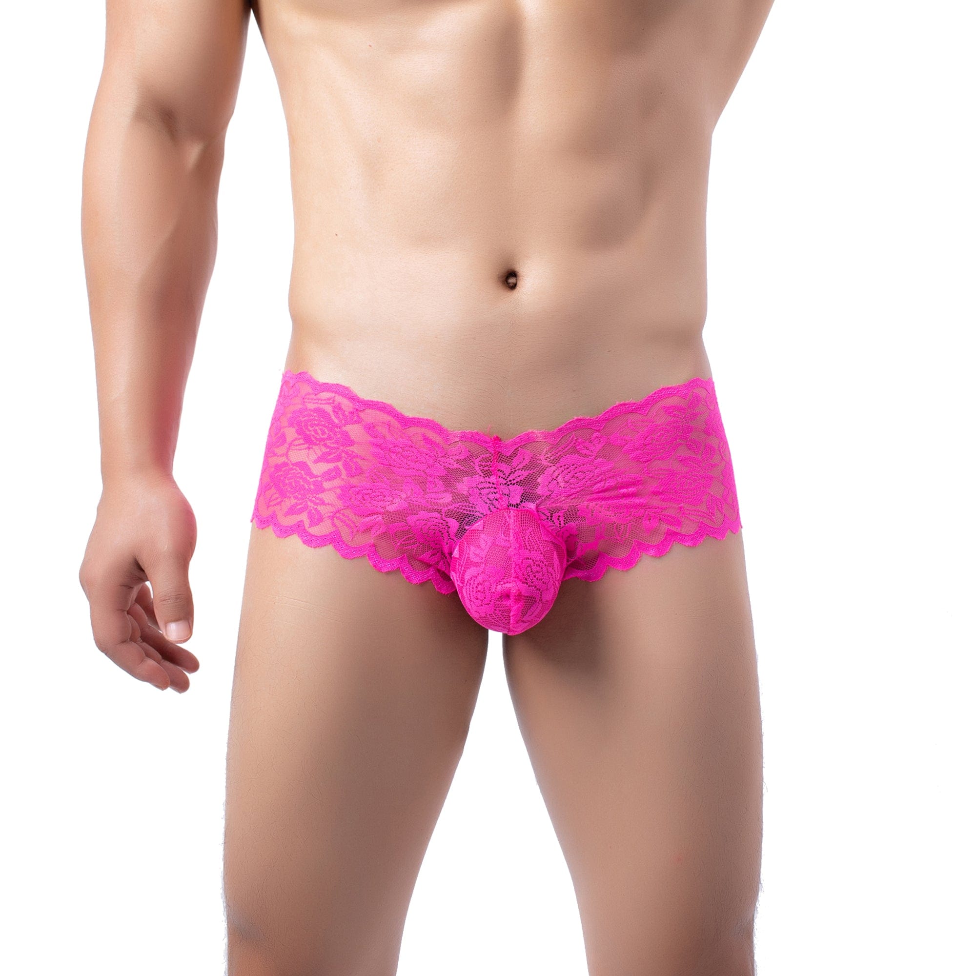 Cheeky Floral Lace Briefs | dmunderwear detail image 6