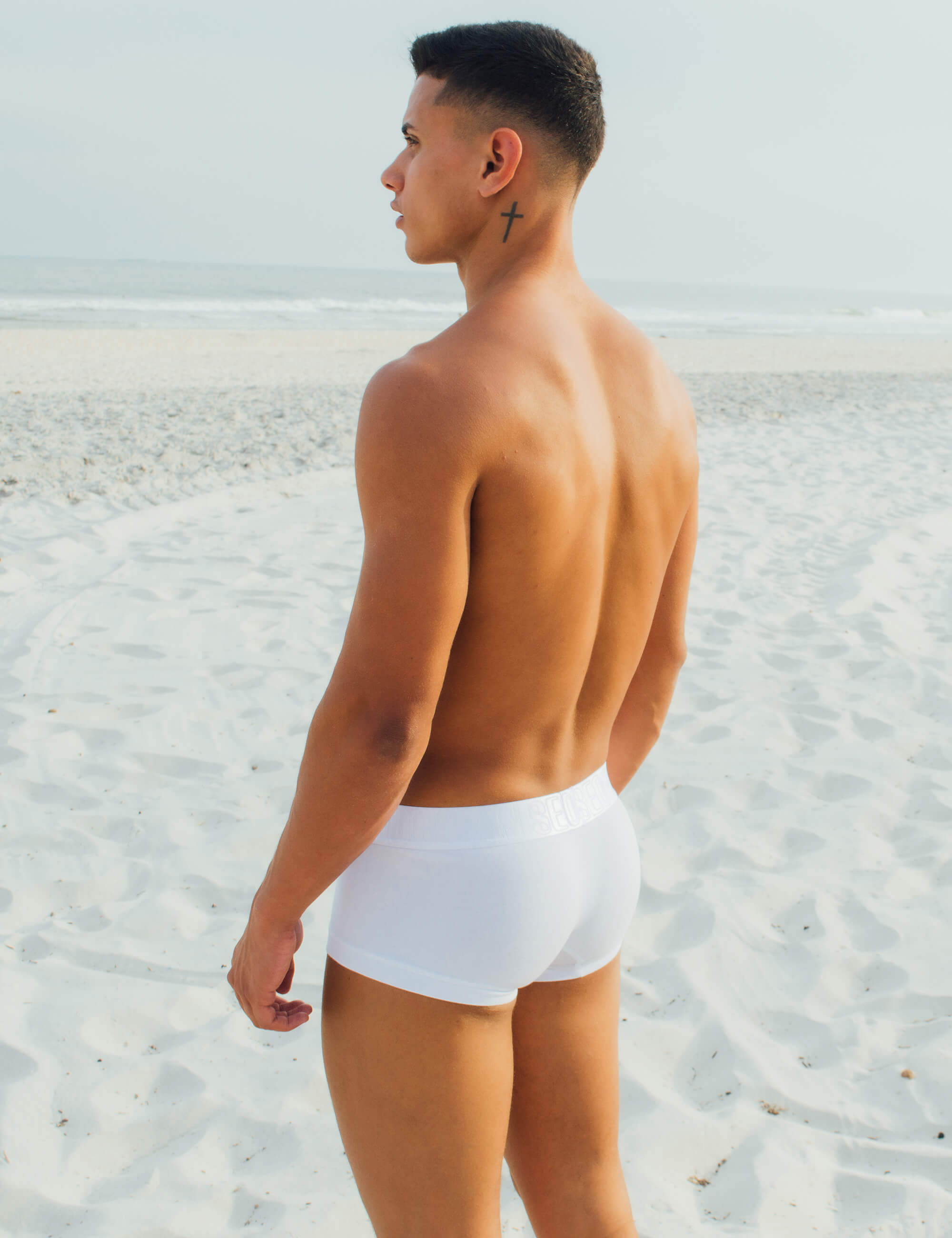 Classic Solid Boxer Brief 220208 | dmunderwear detail image 3