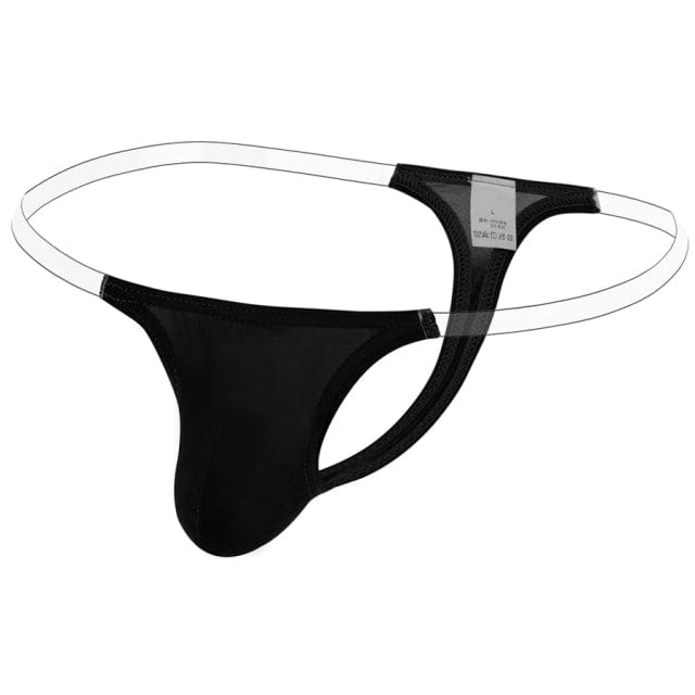 Clear Strap Micro Thong | dmunderwear detail image 3