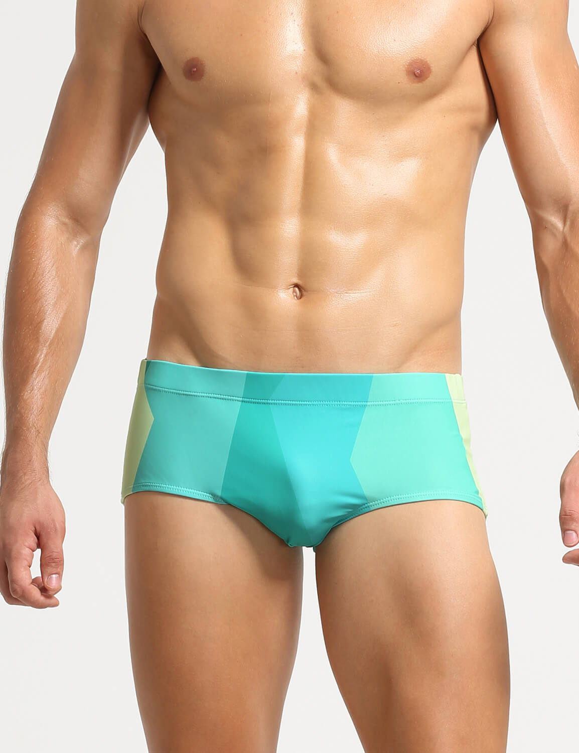 Color Block Boxer Briefs Swim 10801 | dmunderwear detail image 6