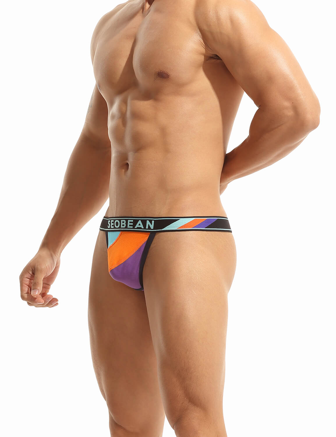 Color Block Thong 10111 | dmunderwear detail image 11