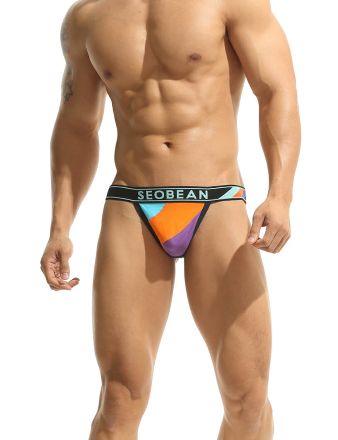 Color Block Thong 10111 | dmunderwear detail image 12