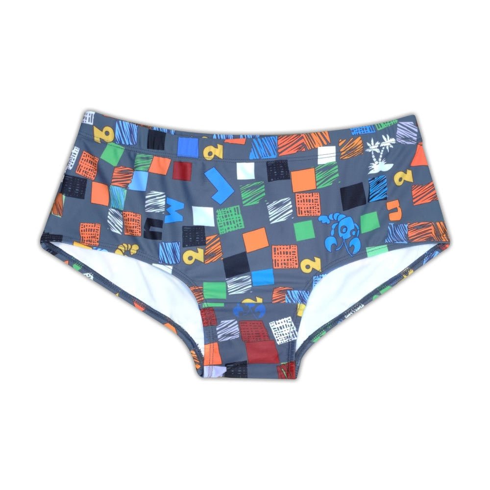 ORVLS Color Square Swim Trunks | dmunderwear detail image 6