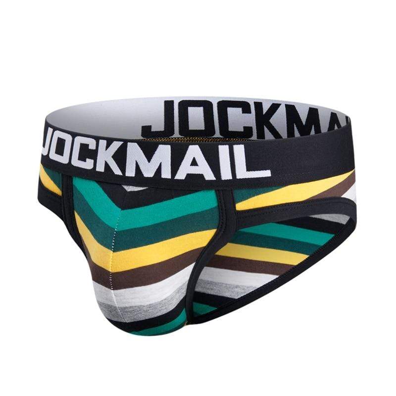 Vibrant Striped Briefs | dmunderwear detail image 5