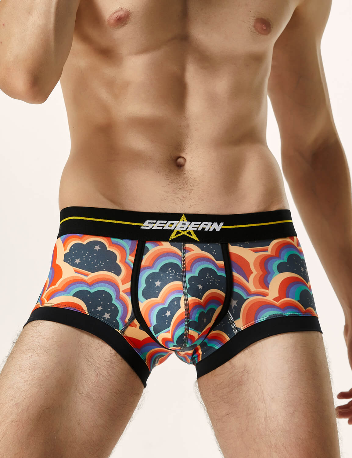 Colored Clouds Boxer Brief 220203 | dmunderwear