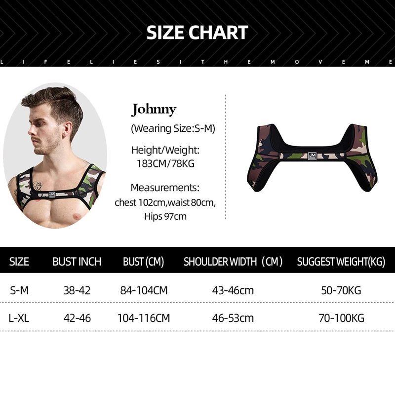 JOCKMAIL JM902 - Neoprene Harness | dmunderwear detail image 7