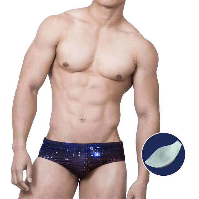 Cosmic Swim Briefs | dmunderwear detail image 5