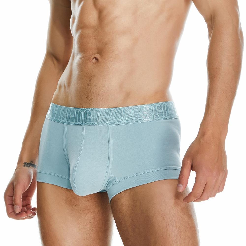 Cozy Pouched Cotton Trunks | dmunderwear detail image 2