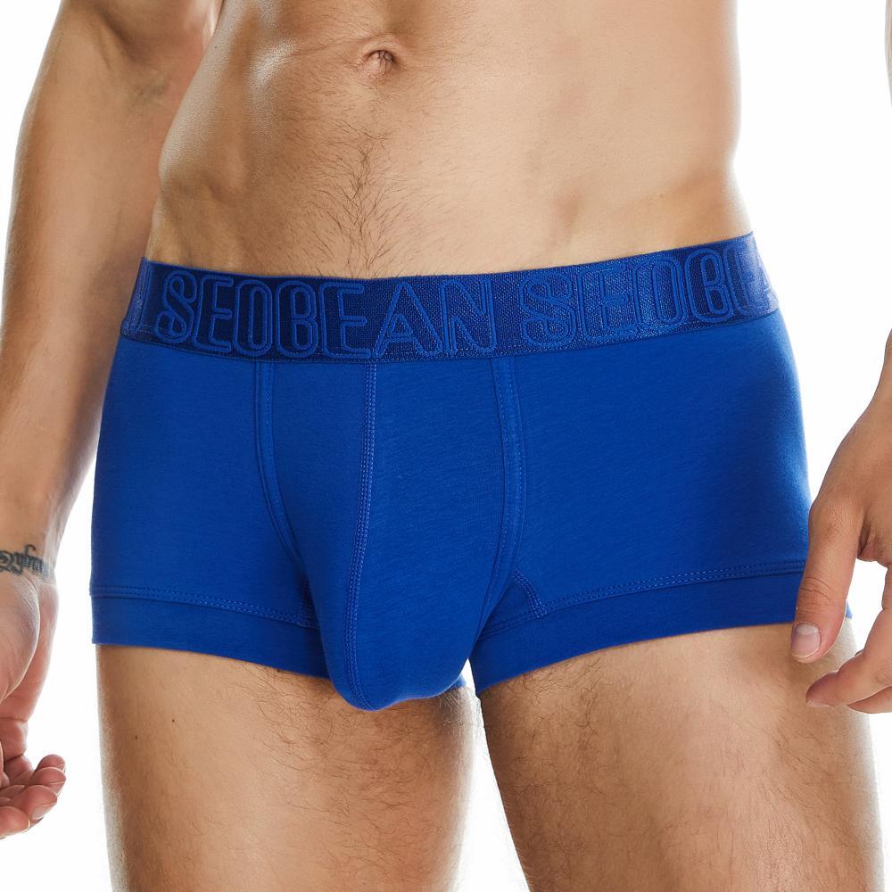 Cozy Pouched Cotton Trunks | dmunderwear detail image 6