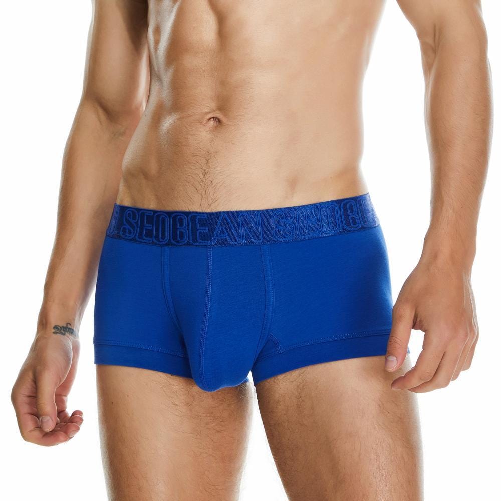 Cozy Pouched Cotton Trunks | dmunderwear detail image 7