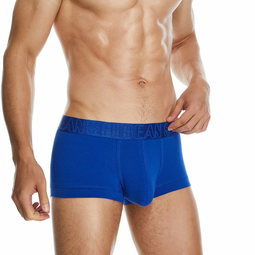 Cozy Pouched Cotton Trunks | dmunderwear detail image 8