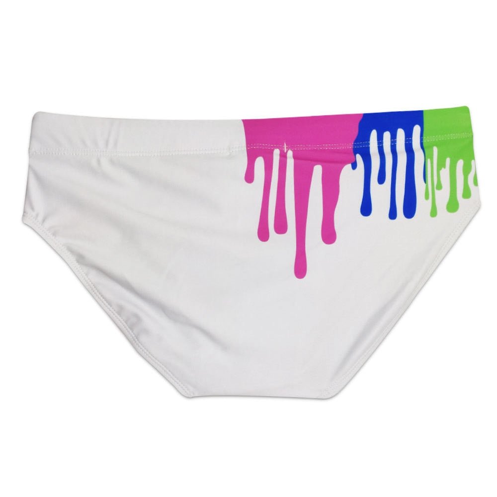 Crayon Graffiti Swim Briefs | dmunderwear detail image 15