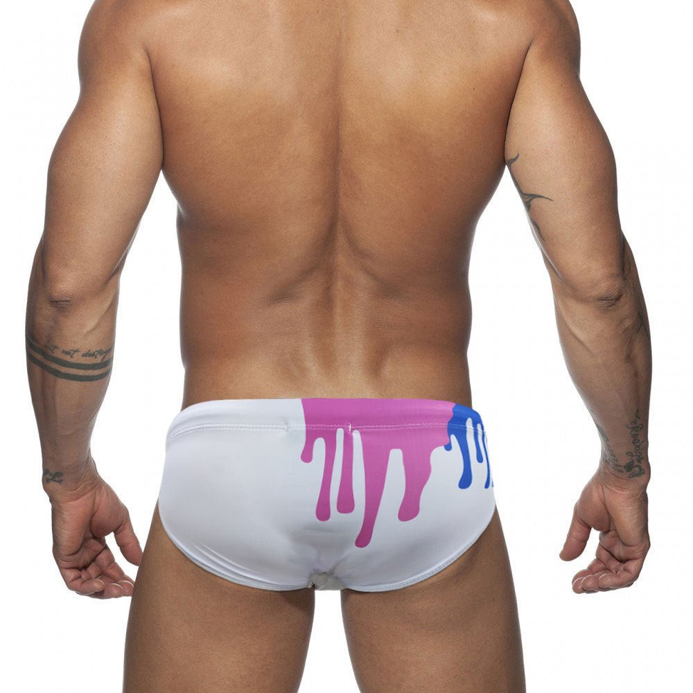 ORVLS Crayon Graffiti Swim Briefs | dmunderwear detail image 12