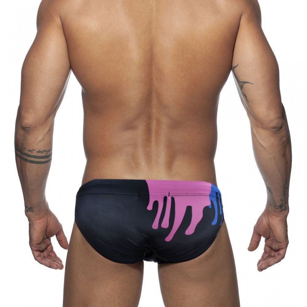 ORVLS Crayon Graffiti Swim Briefs | dmunderwear detail image 4